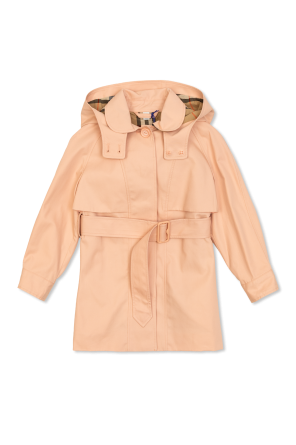 ..*・Berry.゜・*.゜❤︎.* Czarna bluza z kapturem i beżową aplikacją Burberry - sklep
